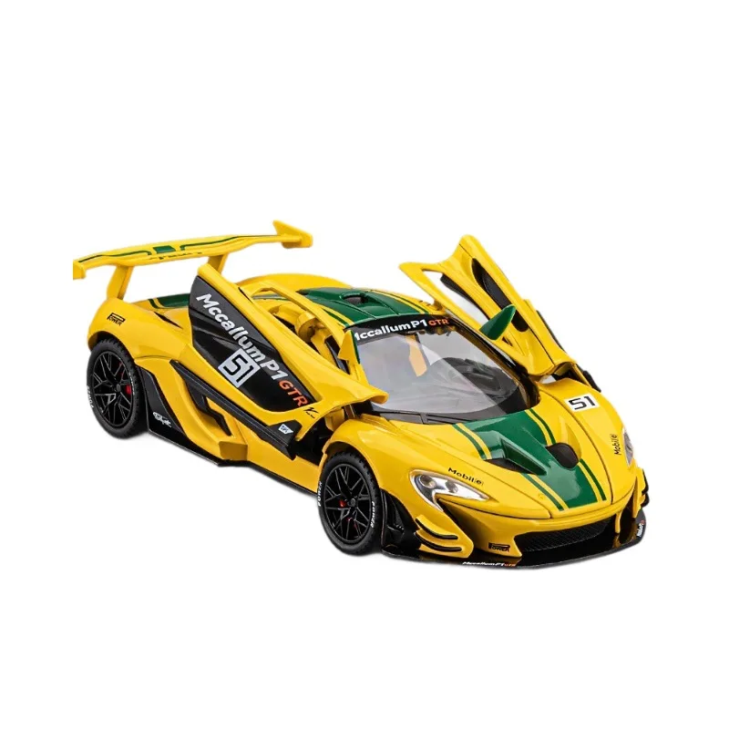 1:22 Diecast  P1 GT Simulation Racing Vehicle Toy Cars Cars Models Suitable for Car Enthusiasts