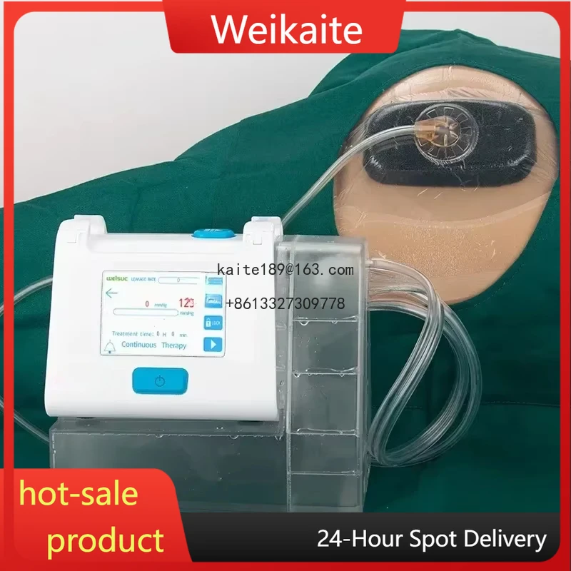 

RH450-1000 Negative Pressure Wound Therapy device Vac pump Closed Drainage machine Portable Trauma device with dressing kit NPWT