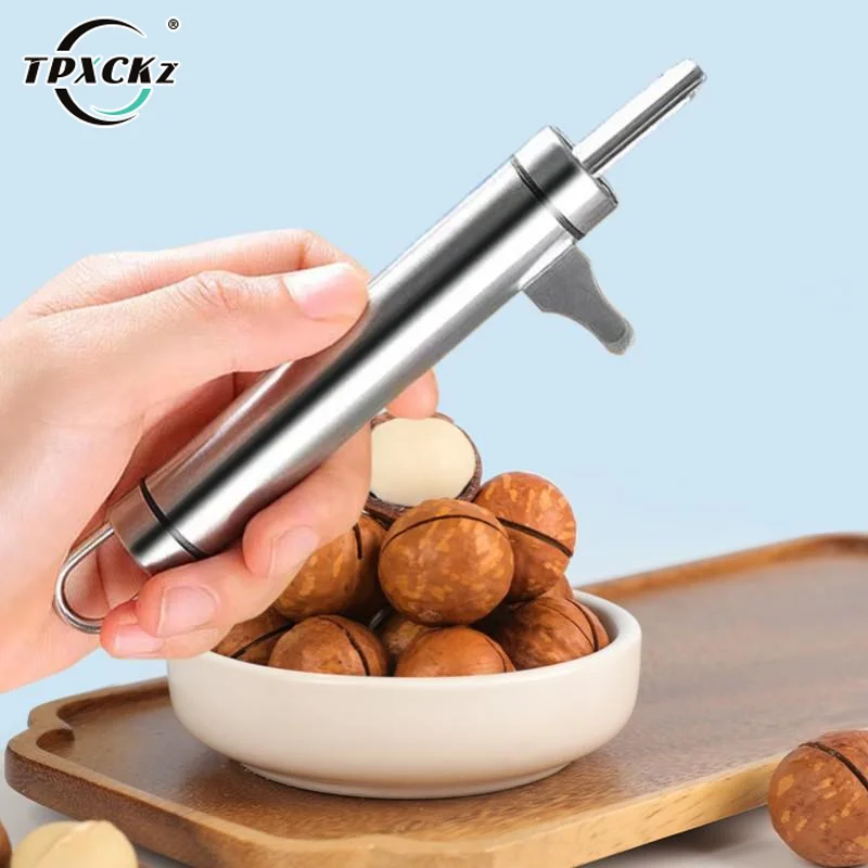 

2 In 1 Manual Stainless Steel Nut Cracker Mechanical Sheller Walnut Nutcracker Fast Opener Kitchen Tools Fruits And Vegetables