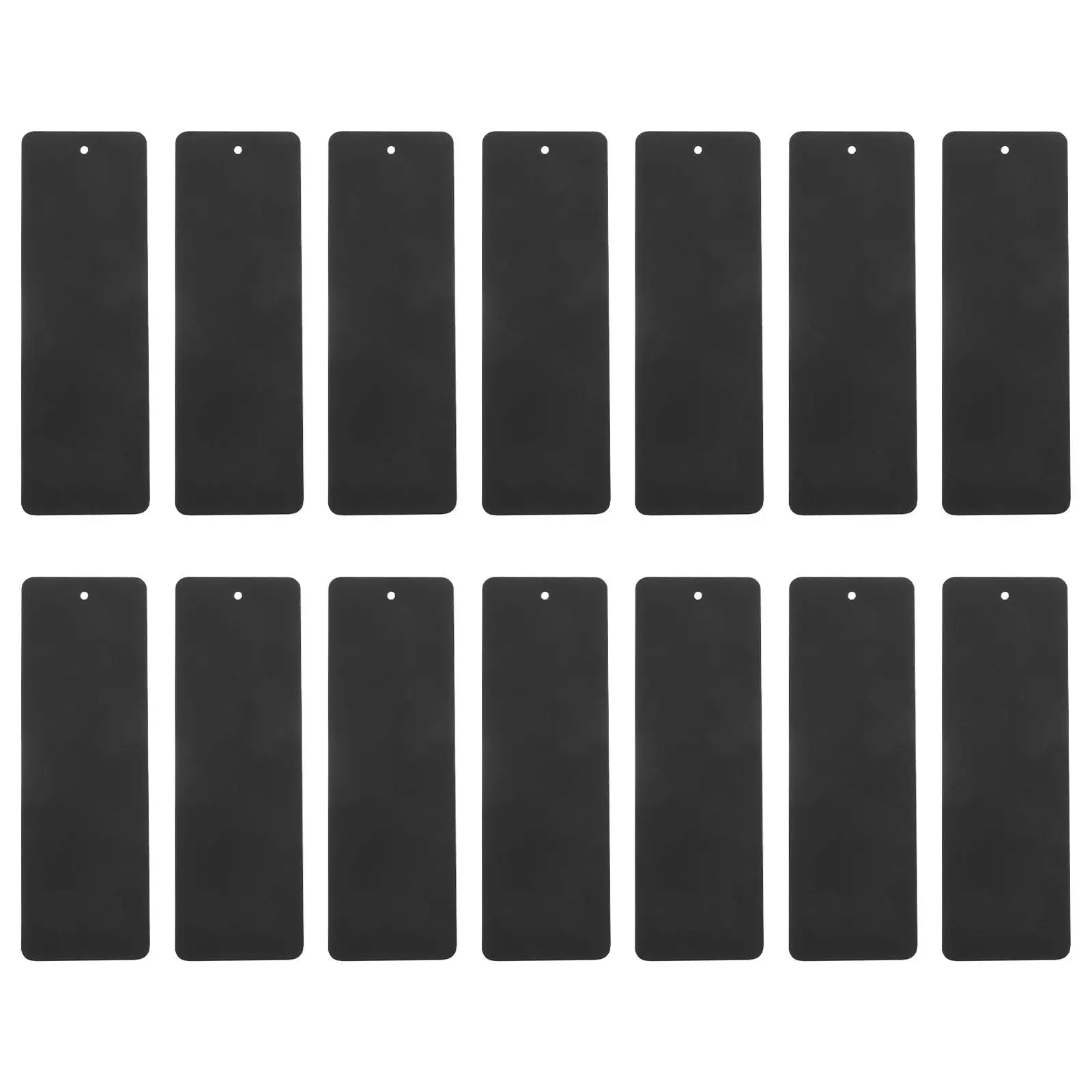 

50Pcs Black Blank Bookmarks Cardstock Tags DIY Bookmarks for School Teacher Craft Projects Supplies DIY Decorate Tags