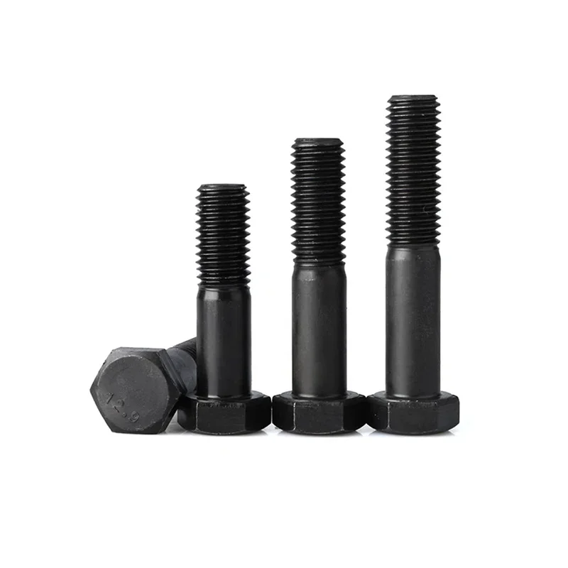 

M4-M16 12.9 Grade Black Carbon Steel External Hexagon Half Full Thread Bolt