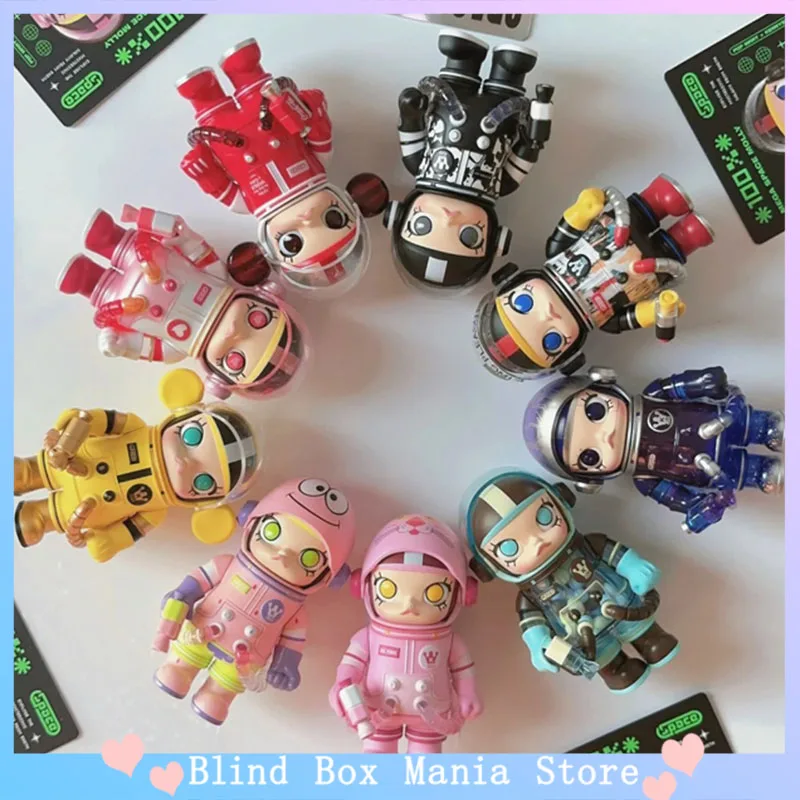 

Hot New Mega Collection 100% Space Molly Series 2.0limited Toy Astronaut Ornament Cute Doll Chinese Replica A Birthday Present