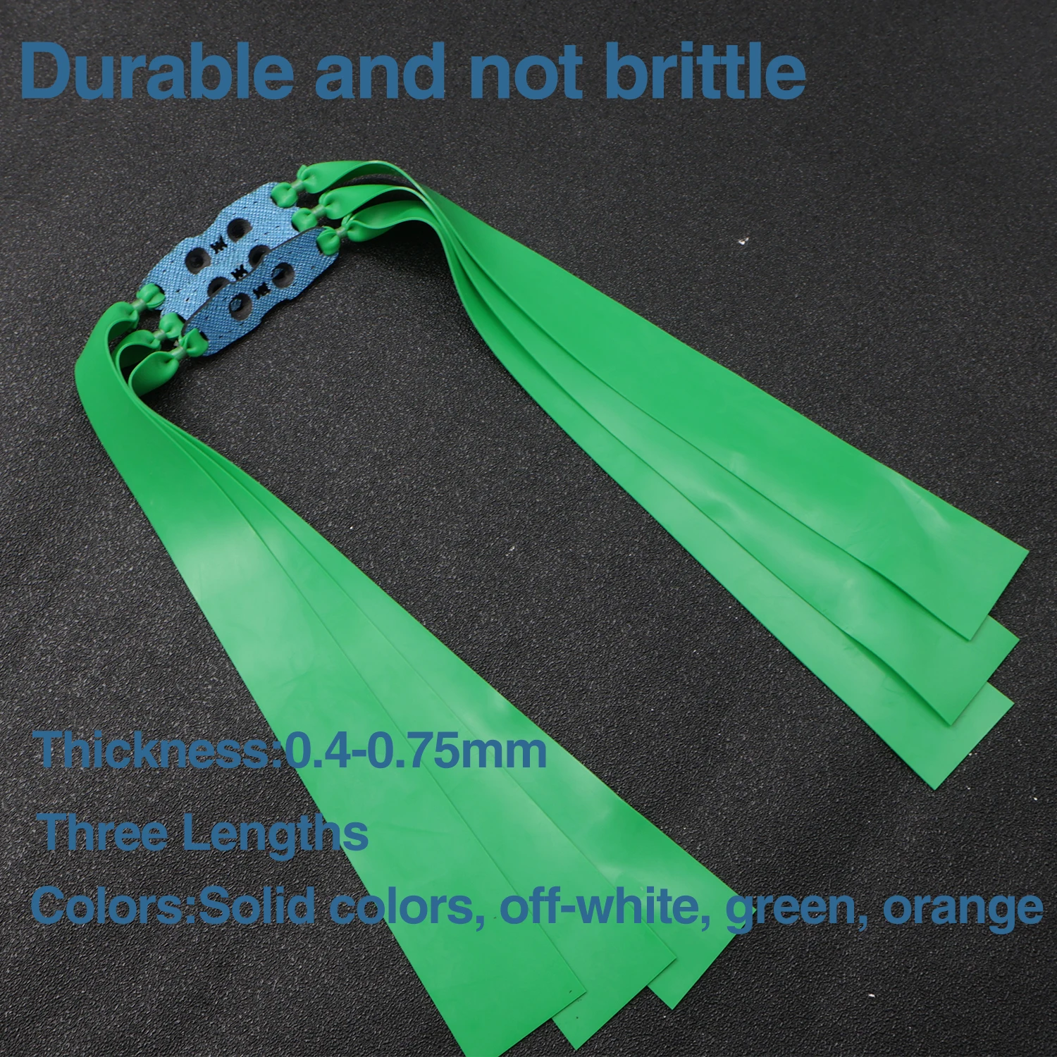 Slingshot Shooting Flat Rubber Bands High Power Hunting Target Practice 3015 Tapered 4 Colors Rubber