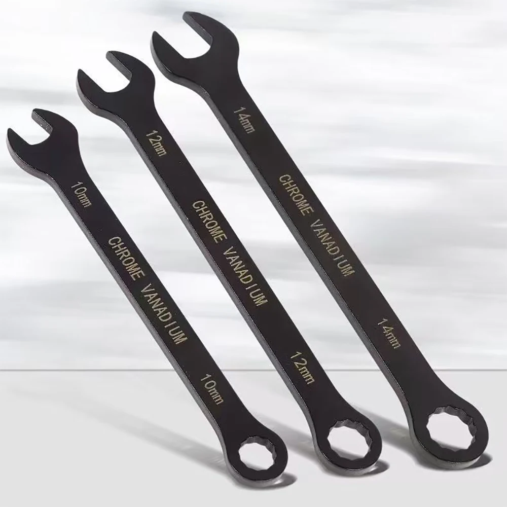 14pcs Ratcheting Combination Wrench Set, 8-24mm Metric Flex Head Ratcheting Wrench, Chrome Vanadium Steel Spanner