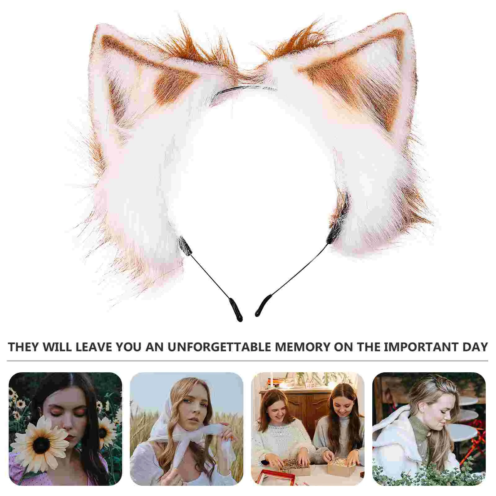 Cat Ears Headband Furry Cosplay Hair Accessories Blootube Headphones Headdress Headwear Aldult Miss