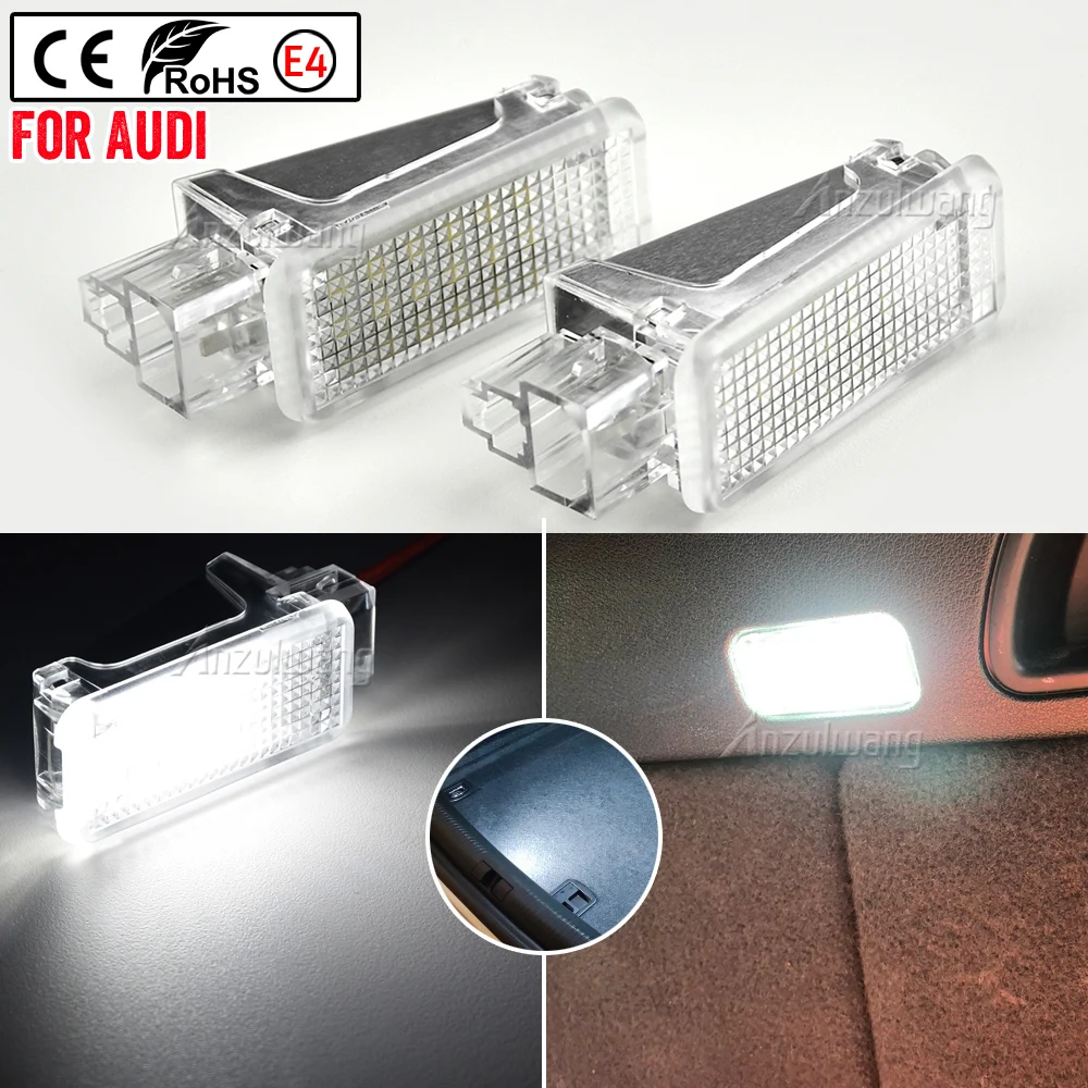 Car White LED Courtesy Door/trunk/Footwell/glove box light lamp For Audi A1 A2 A3 A4 A5 A6 A7 A8 Q3 Q5 Q7 TT VW Skoda