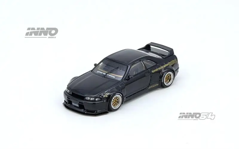 

INNO64 1:64 PANDEM BCNR33 Black Collection Miniature DieCast Model Car