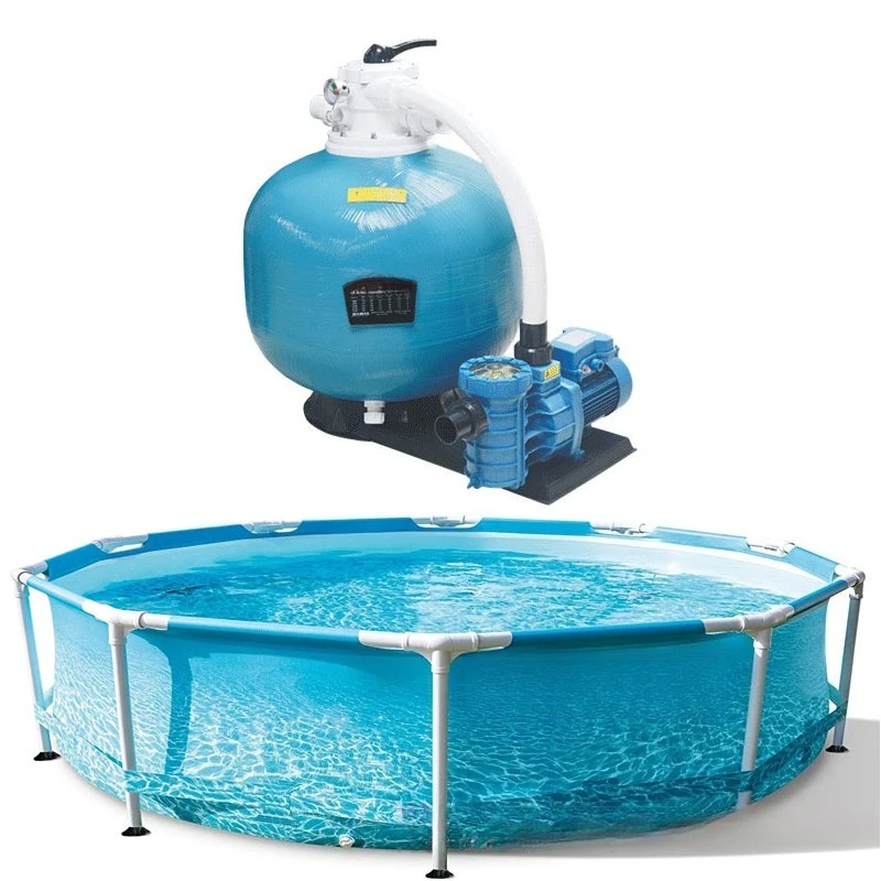 

Bracket pool circulating pool filter QSF system sand tank with pump frame pool filter