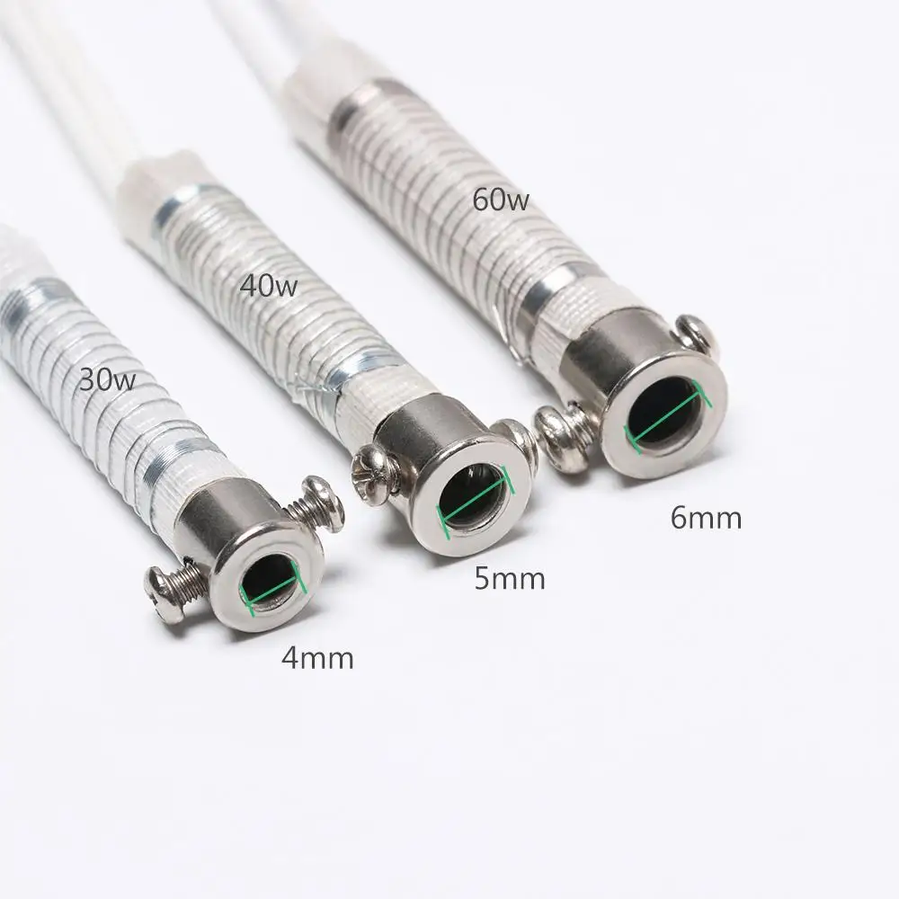 1/2/5pcs 220V 30W/40W/60W Durable Soldering Iron Core Heating Element Replacement Welding Equipment Metalworking Accessories