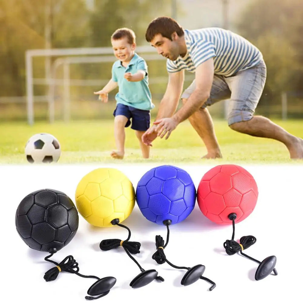 

Size 2 Football Training Ball HKids Soccer Kick Trainer Kick Solo Soccer Trainer Football Student Practice Belt Soccer Ball