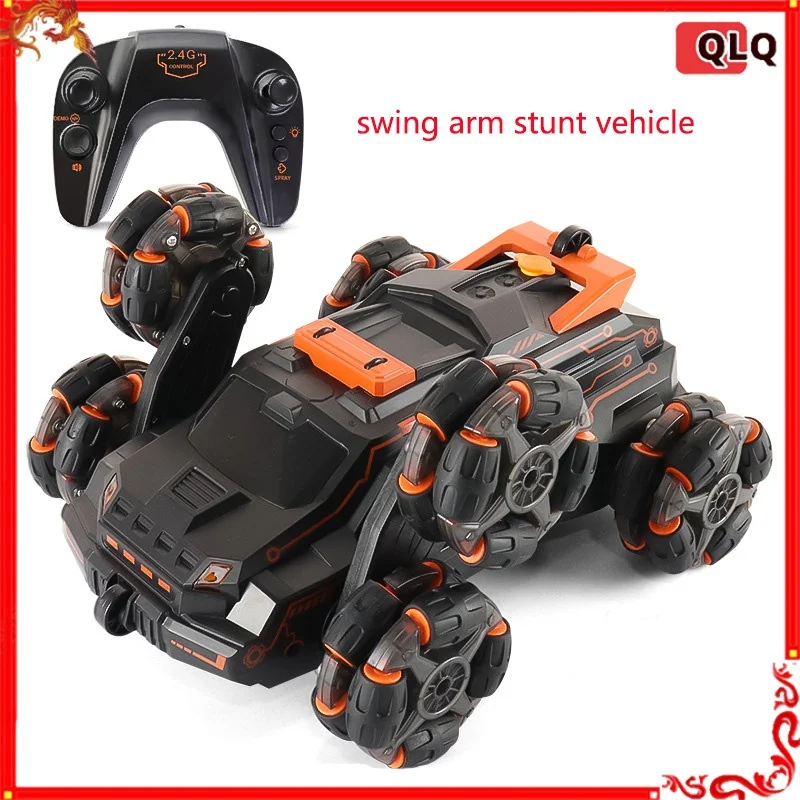 

Rc Car Six Wheel Swing Arm Stunt Vehicle Gesture Induction Deformation Spray Remote Control Climbing Off-road Vehicle Toy Lift