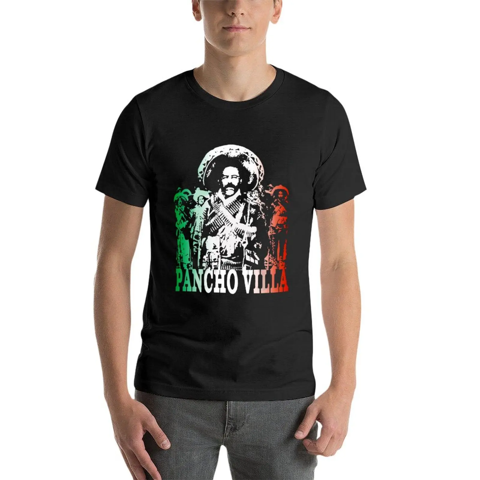 Pancho Villa Pancho Villa Pancho Villa T-Shirt summer top cute tops kawaii clothes mens t shirt graphic