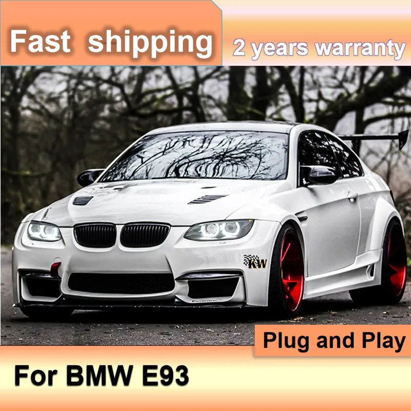 Car Accessories for BMW E93 Headlights 2006-2012 BMW 3 Series Head Light E92 330I 335I DRL Turn Signal High Beam Projector Lens