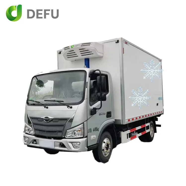 حالة جديدة فان شاحنة التبريد 12 فولت 24 فولت الثلاجة الفريزر وحدة المبردة لثلج اللحوم المجمدة #1