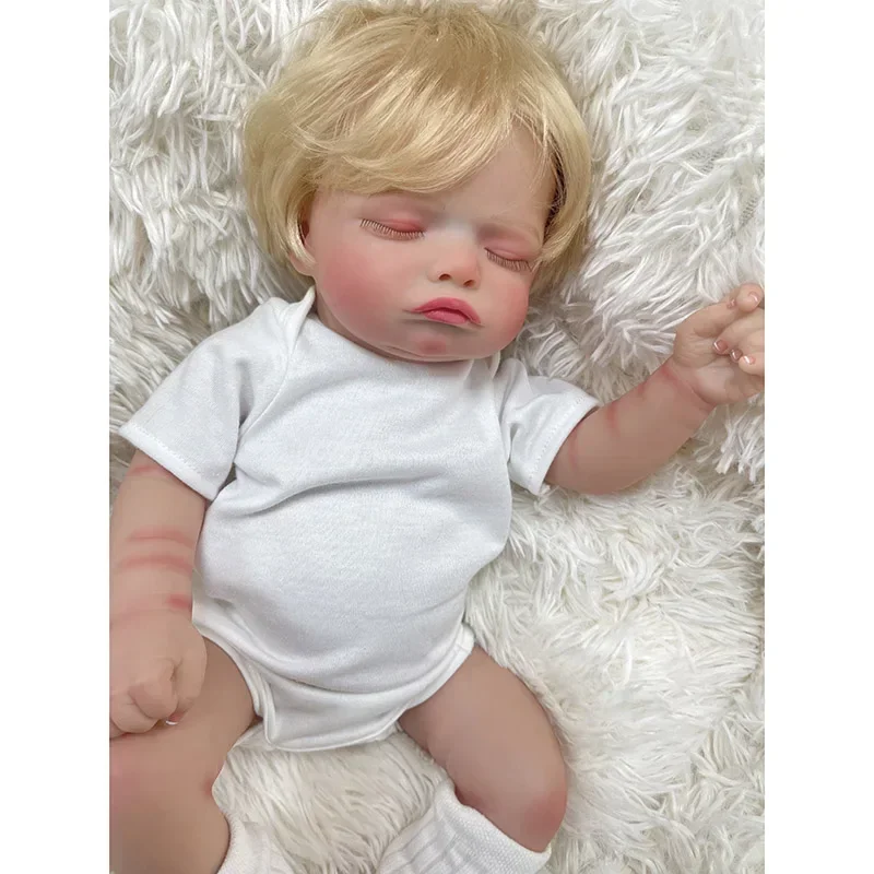 48CM  Reborn Dolls Rosalie Real Picture Newborn Baby Reborn Dolls with 3D Skin Multiple Layers Painting Visible Veins