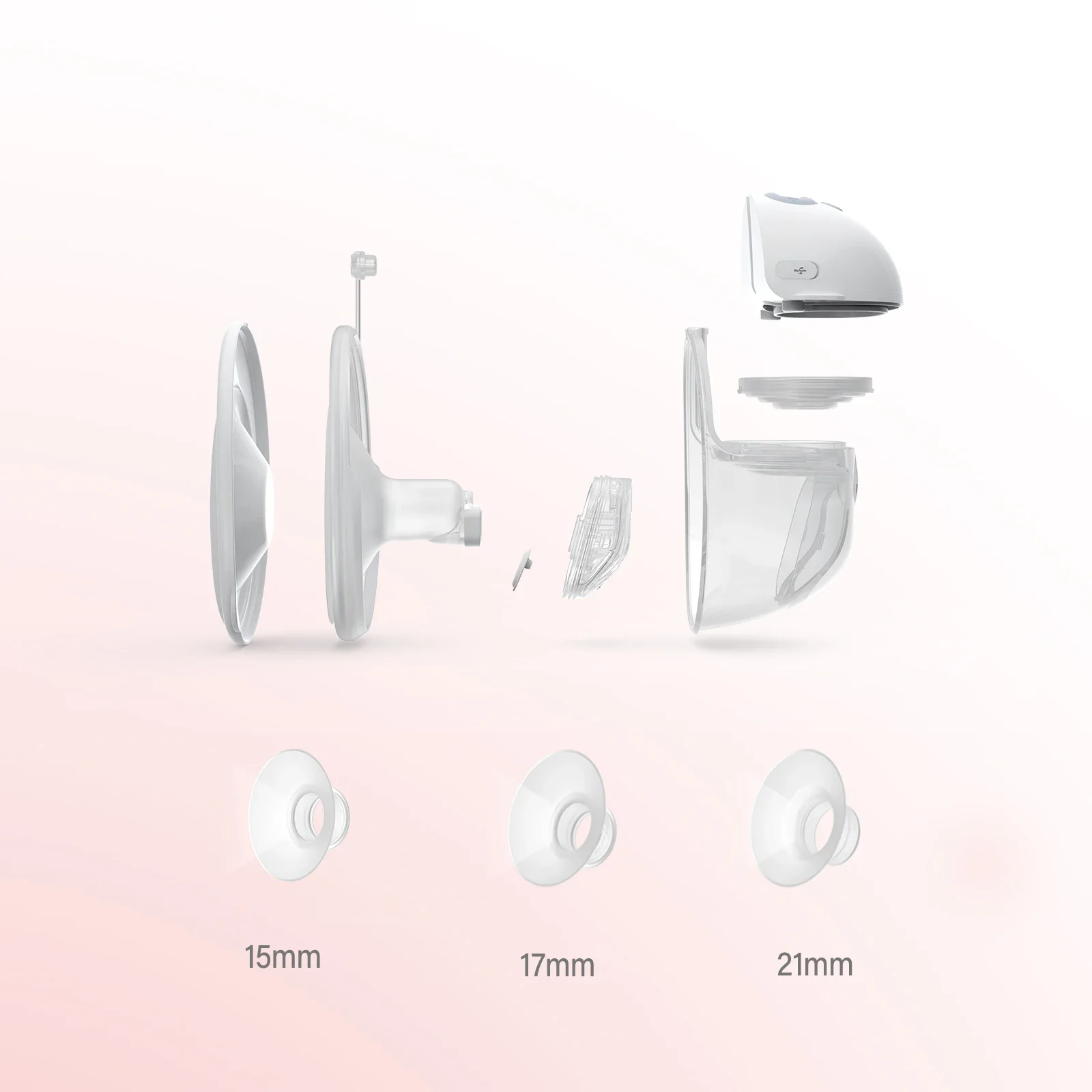 

2025 hot sale Wear-in Bra Handsfree Electric Breast Pump App-Controlled Cordless for Baby Feeding Maternity Age Range