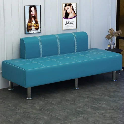 Barber Shop Sofa Waiting Chair for Hair Chair Beauty Shop Rest Area Couch