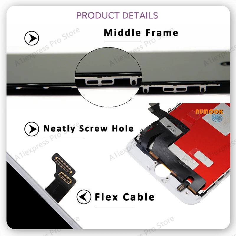 Pantalla LCD para iPhone SE 2 2020 y SE 3 2022 con Touch Screen y Digitizador, Repuesto 6