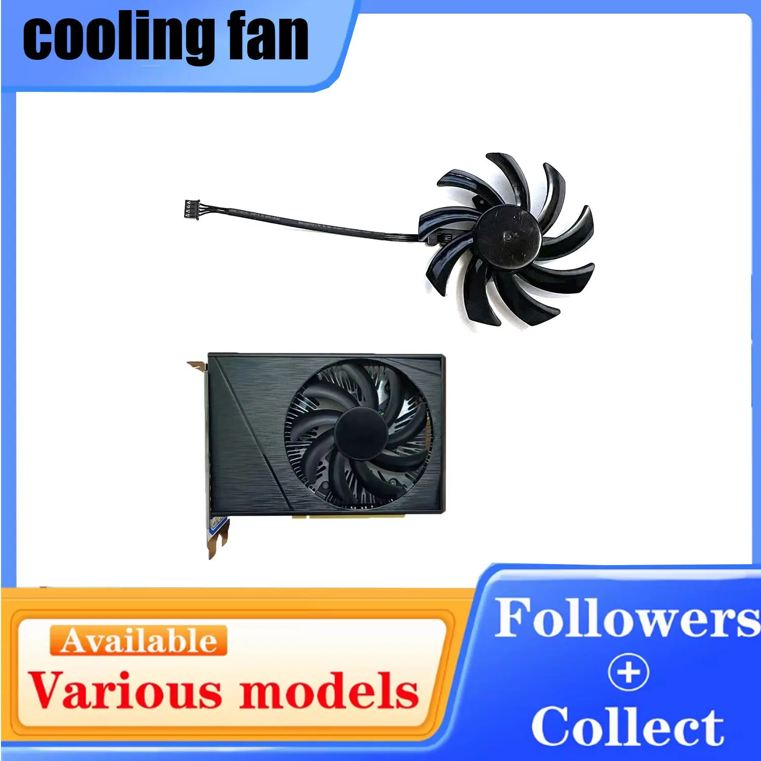 Brand New 85MM 4PIN FDC10H12S9-C GTX 1660 GPU Fan for Lenovo NVIDIA GeForce GTX 1660 SUPER Graphics Card Cooling Fan