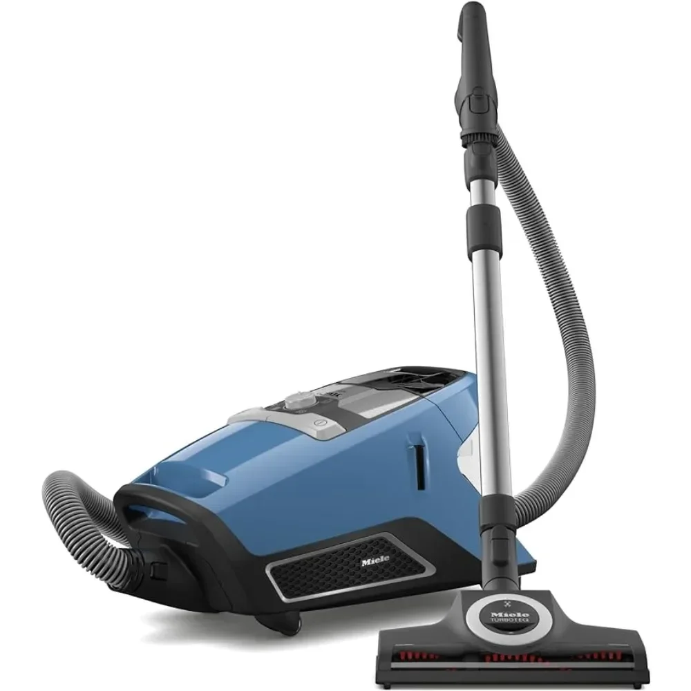 Miele Blizzard CX1 Turbo Team Bagless Canister Vacuum, Tech Blue - Portable, Household