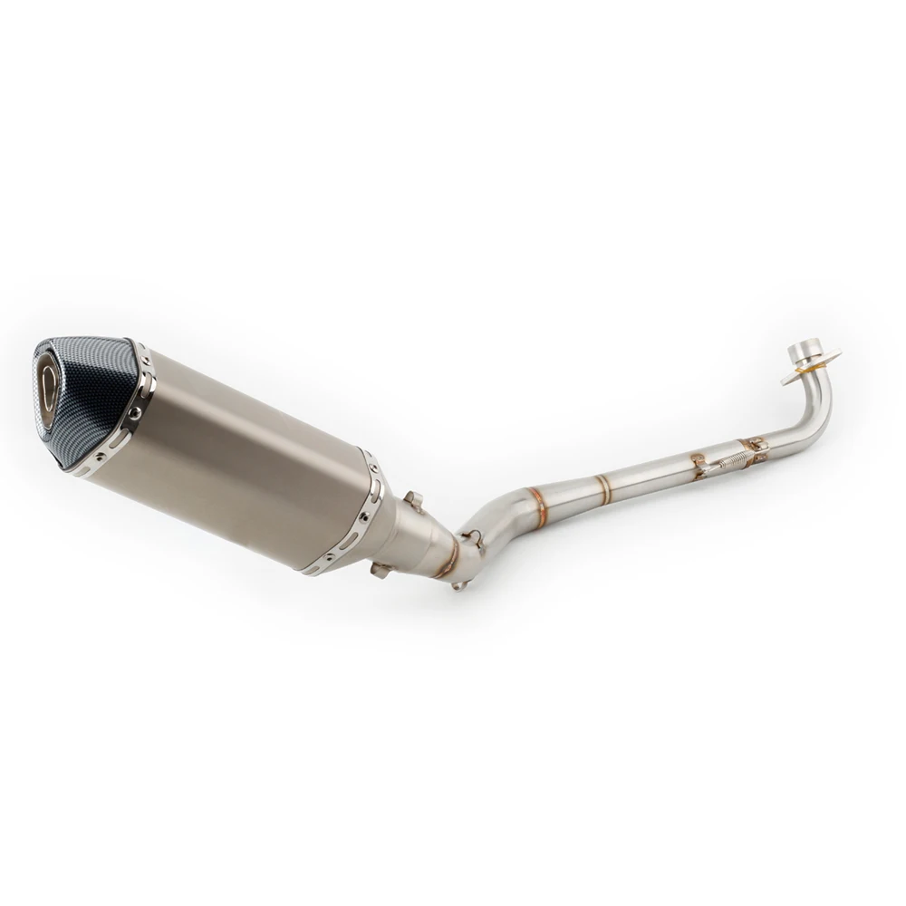 Grom 2013 2014 2015 MSX125 Exhaust Muffler Middle and Front Link Pipe Full System Slip-on Motorcycle For Honda MSX 125