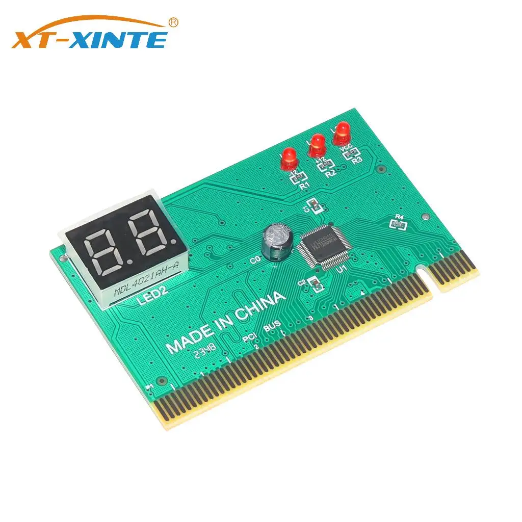1 шт., 2-значная PCI почтовая карта, ЖК-дисплей, ПК анализатор, диагностическая карта, тестер материнской платы, компьютерные анализы, сетевые инструменты