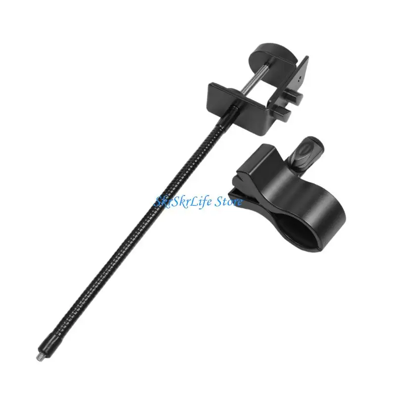 

E65E Gooseneck Microphone Arm Stand Microphone Holder for Handheld Microphone Broadcasting Studio Use Indoor Streaming