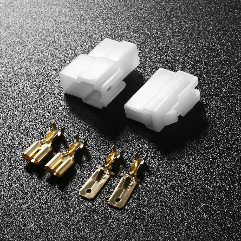 T-Type Power Connector Plug for VHF/UHF Power Male Female Connectors Walkie Talkie Accessories Universal for Kenwood Yaesu Icom
