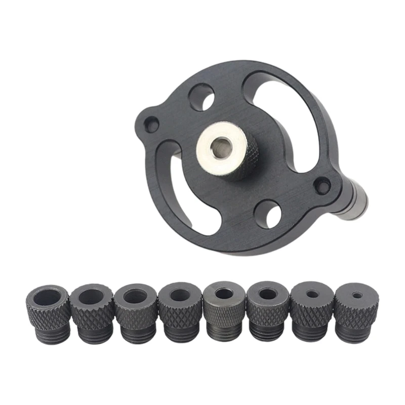 Q5WD Woodworking Perpendicular Hole Locator Tool Ergonomic Aluminum Alloy Design Non Slip Base For Furniture Making