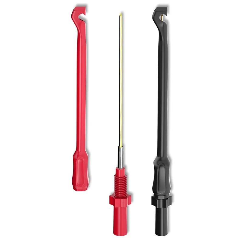 

Многофункциональный измерительный щуп с 4-мм штекером типа «банан», без повреждений, быстрое проколирование, стальная игла, для диагностики автомобильных цепей, с обратной иглой.