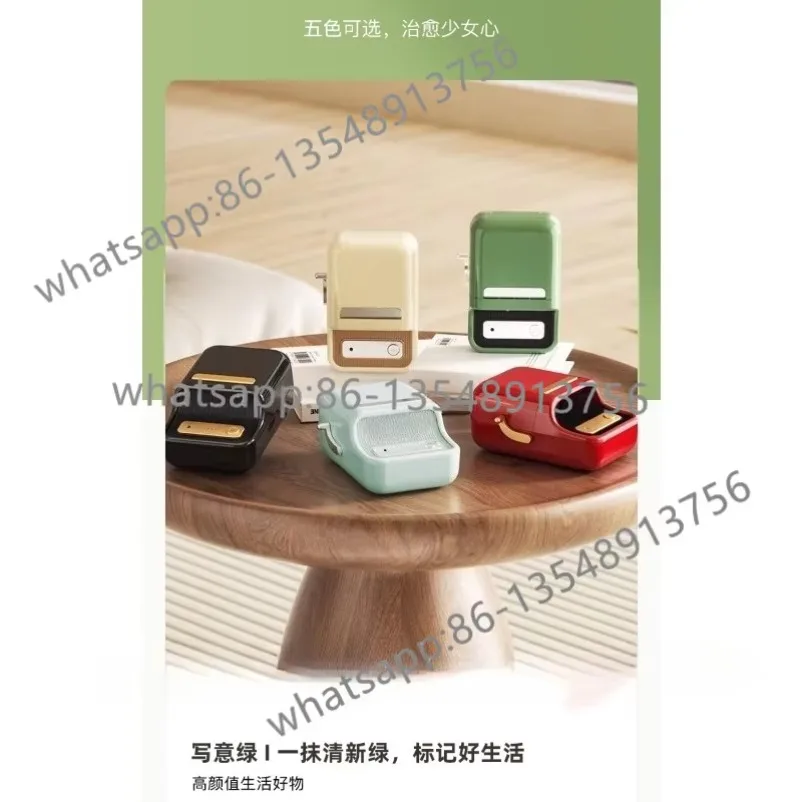 B21pro Handheld Bluetooth Thermal Labeling Machine for Home Use Transparent Waterproof Sticker & Note Label Printing