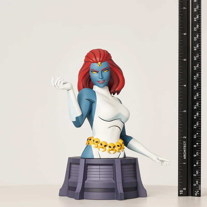 DST X-Men The Animated Series Mystique Animated Mini Bust 1/7 6 Inches Original Action Figure Model Toy Birthday Gift Collection