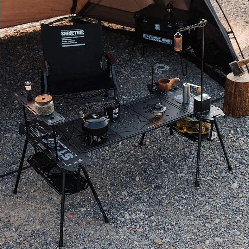 

ShineTrip Outdoor 05 Series Aluminium Skateboard Table Camping Table Portable Folding outdoor table Expandable Diversified