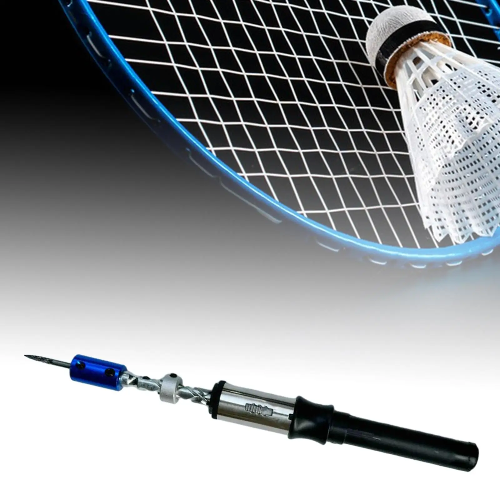 Aluminum Alloy Tennis Racket Eyelets Nail Cone Badminton Grommet Tool Versatile Repair Equipment for Players