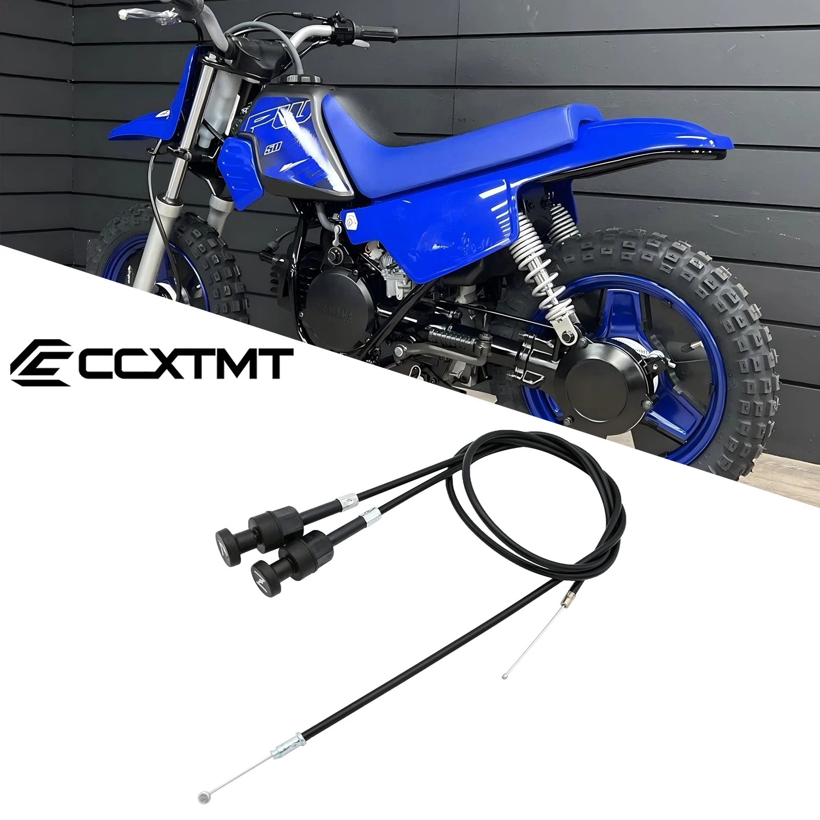 Motocross 760mm 940mm Pull Choke Cable Throttle Assembly Damper Cable Fit For Yamaha PW50 PW80 Motorcycle Dirt Bike Accessories