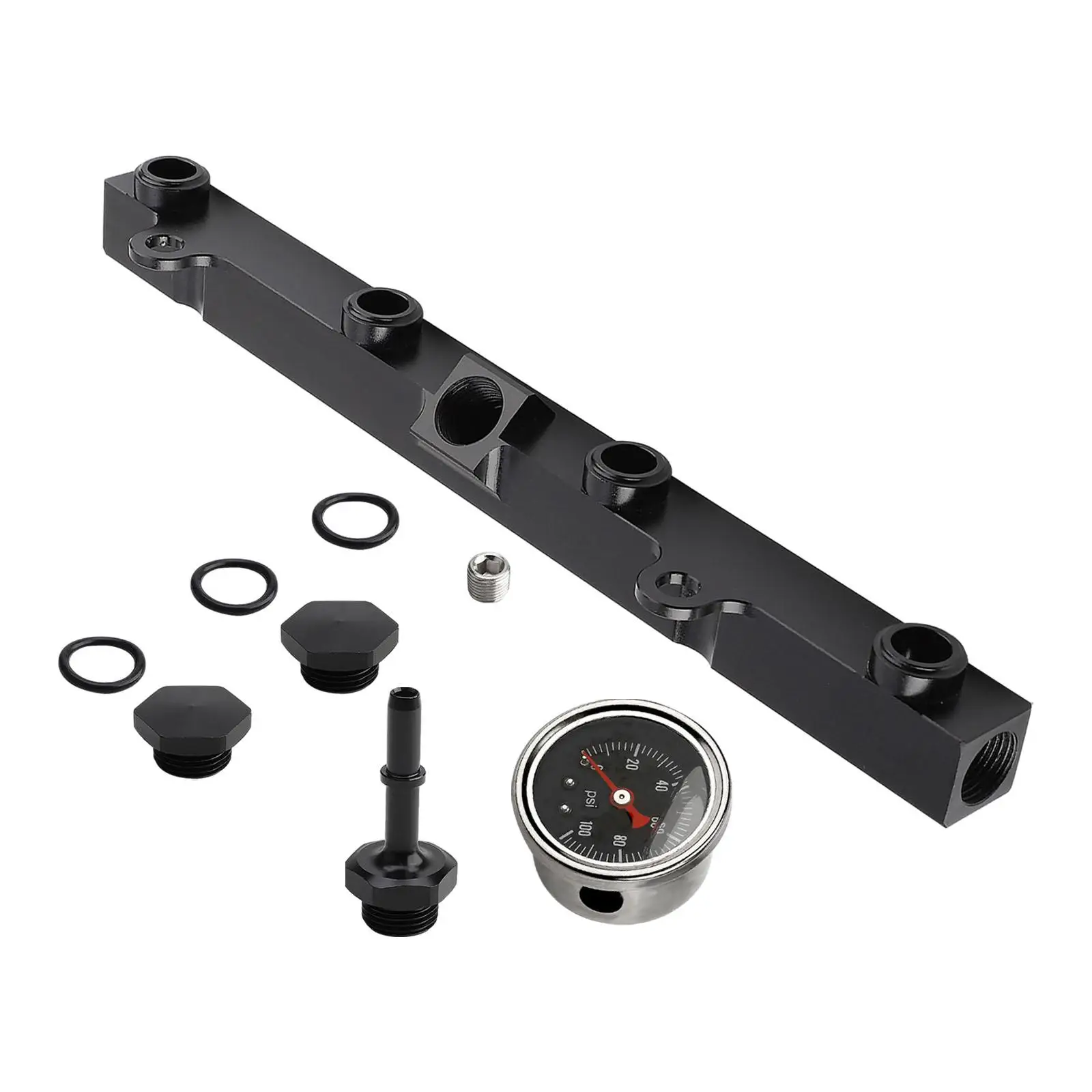 Fuel Rail Stable Performance Durable Fuel Pressure Gauge for Honda K20 K24