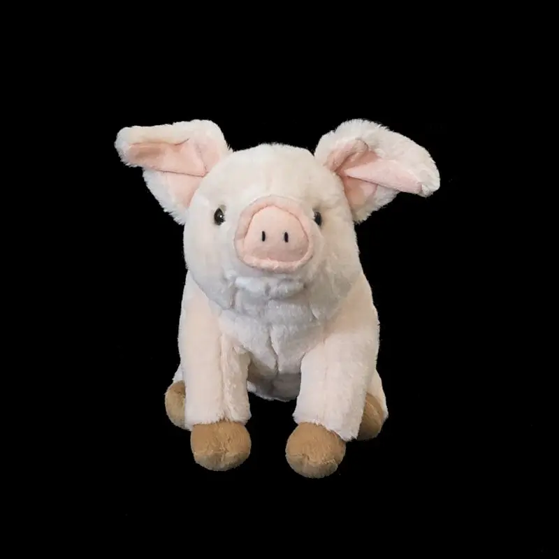 

Супер милые очаровательные розовые куклы-пятачки, розовые фигурки свиньи, плюшевые игрушки, украшения, имитация мягкой куклы, кавайные игрушки, подарки