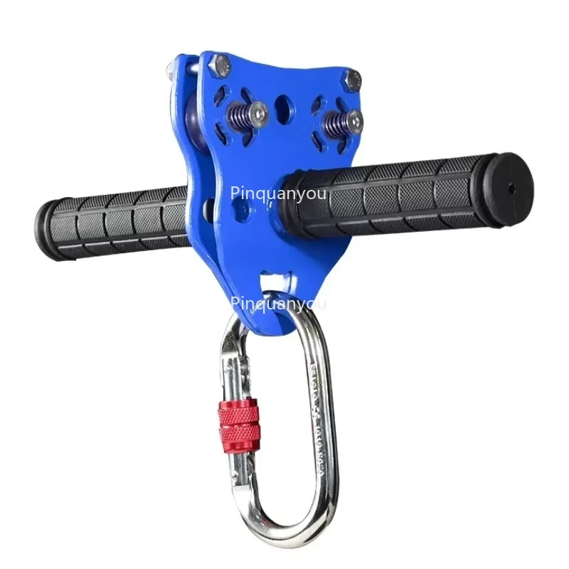 

Child Adult Zip Line Handle Pulley Rope Zip Line Pulley