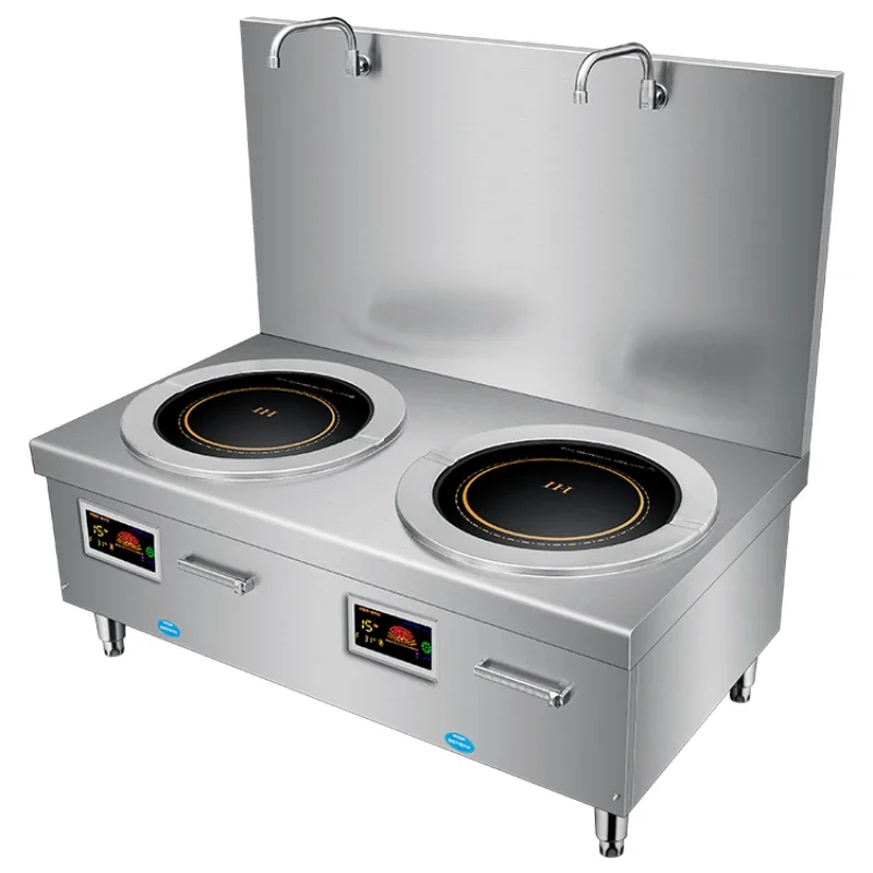 High power soup stove 15KW double head low soup stove 8kW induction cooker