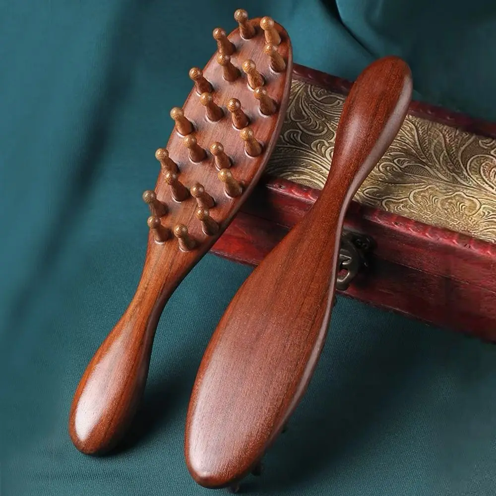 Anti-static Body Meridian Massage Comb Hair Brushing Delicate Head Hair Comb Head Massage Handcrafted Sandalwood Comb