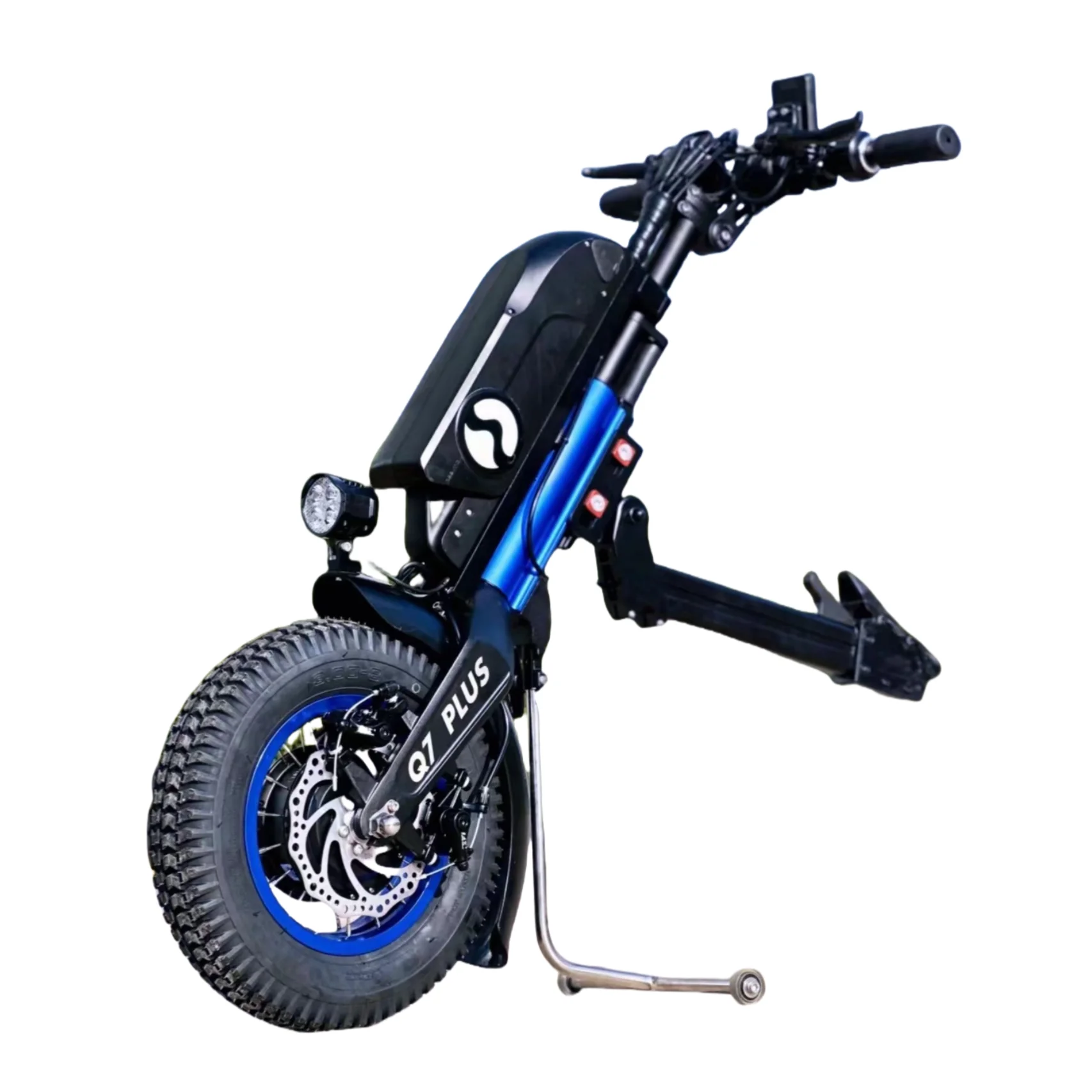 

Комплект для переоборудования инвалидной коляски в электрический велосипед-трактор 36В 450Вт