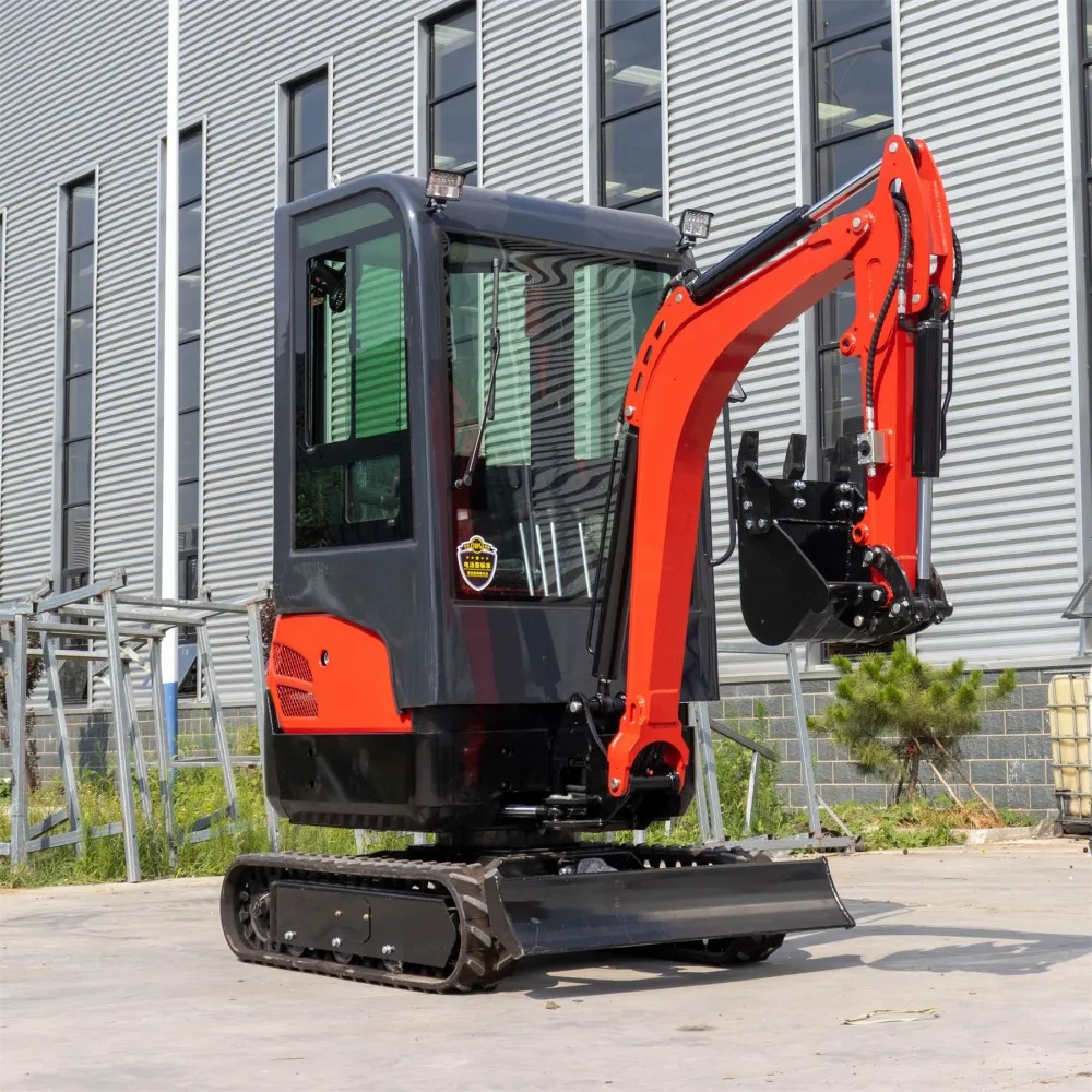 โรงงานที่มีประสิทธิภาพ Micro Crawler Excavator นักบินไฮดรอลิกรถขุดขนาดเล็ก 20 ประเภทการขุดเจาะและบดทางการเกษตร