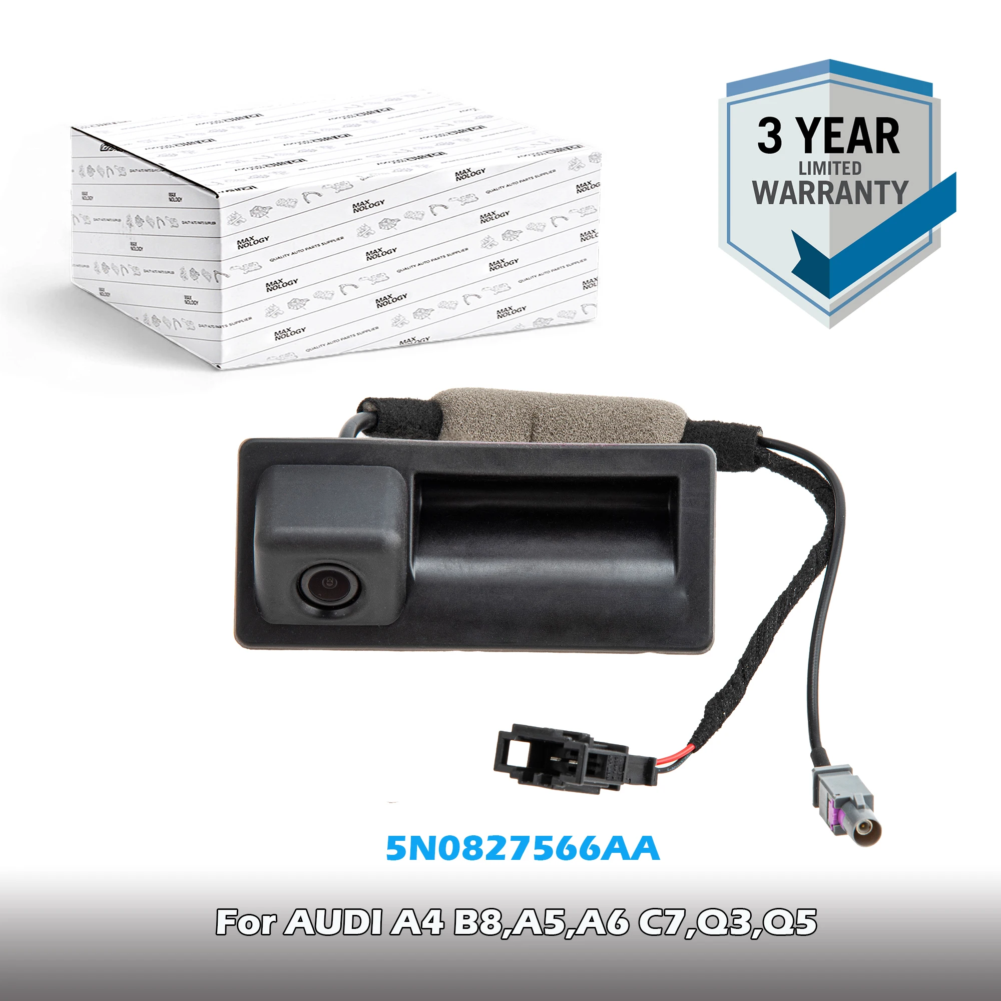 

Trunk Tailgate Handle with Camera 5N0827566AA For AUDI A4 B8,A5,A6 C7,Q3,Q5