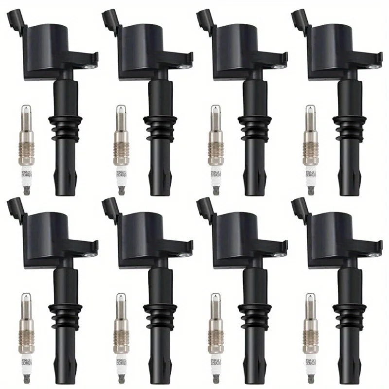 

8Pc Ignition Coils + Spark Plugs SP546 for Ford F-150 2004-2010 4.6L-5.4L V8 (DG511)