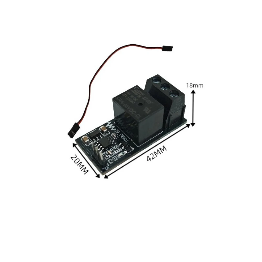 

DC4-9V Single Channel Motor Forward Reverse Control Relay Module 1000-2000us PWM Wireless RC Remote Control Switch For Aircraft