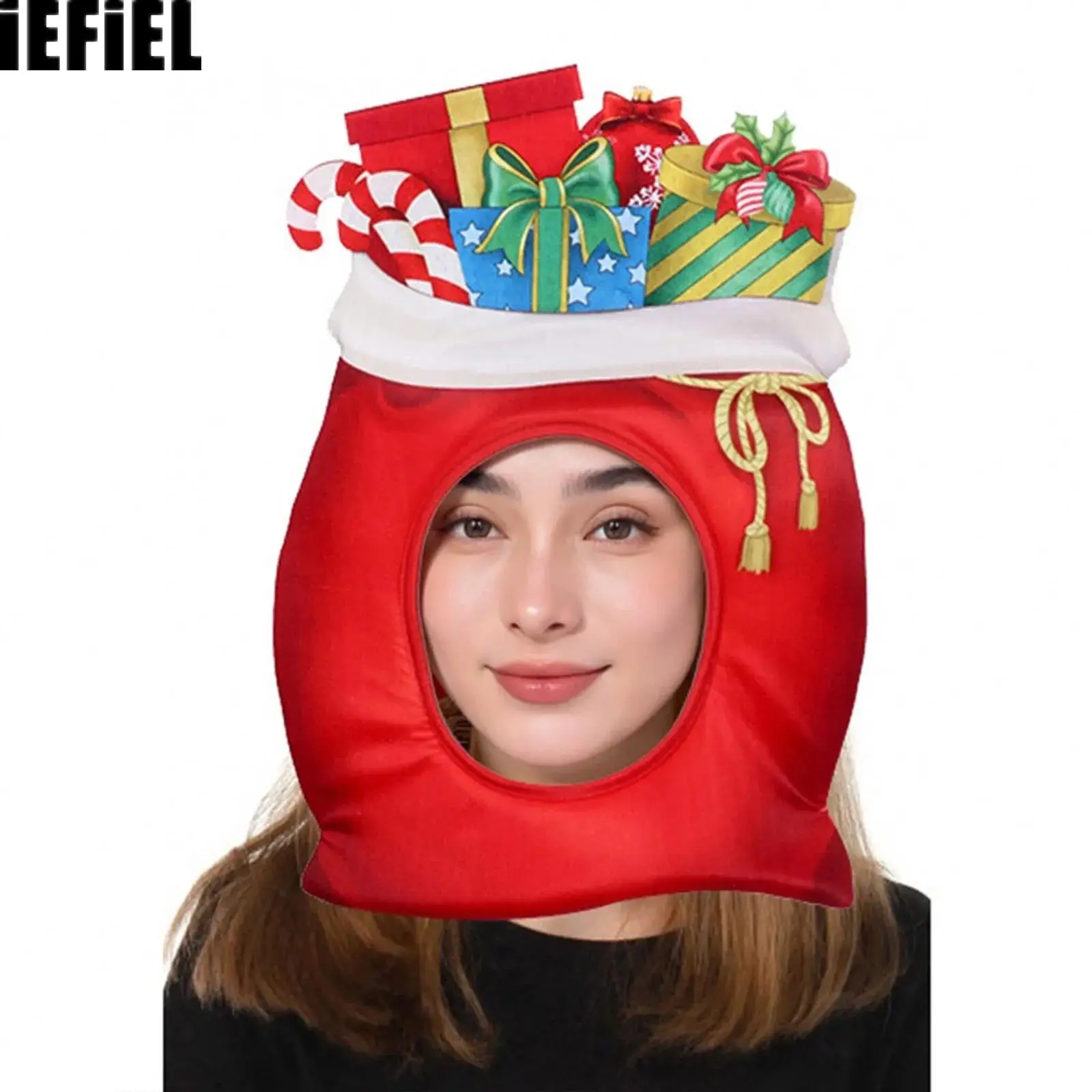 Chapéus de Natal unissex femininos e masculinos Chapéu de Papai Noel para conforto Chapéu de Natal para festas festivas de ano novo