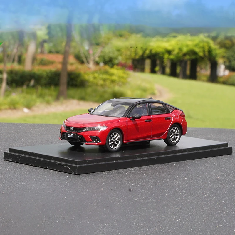 New 1:43 HONDA CIVIC 2023 Alloy Car Diecasts & Toy Vehicles Car Model Miniature Scale Model Car Collect Ornaments For Children