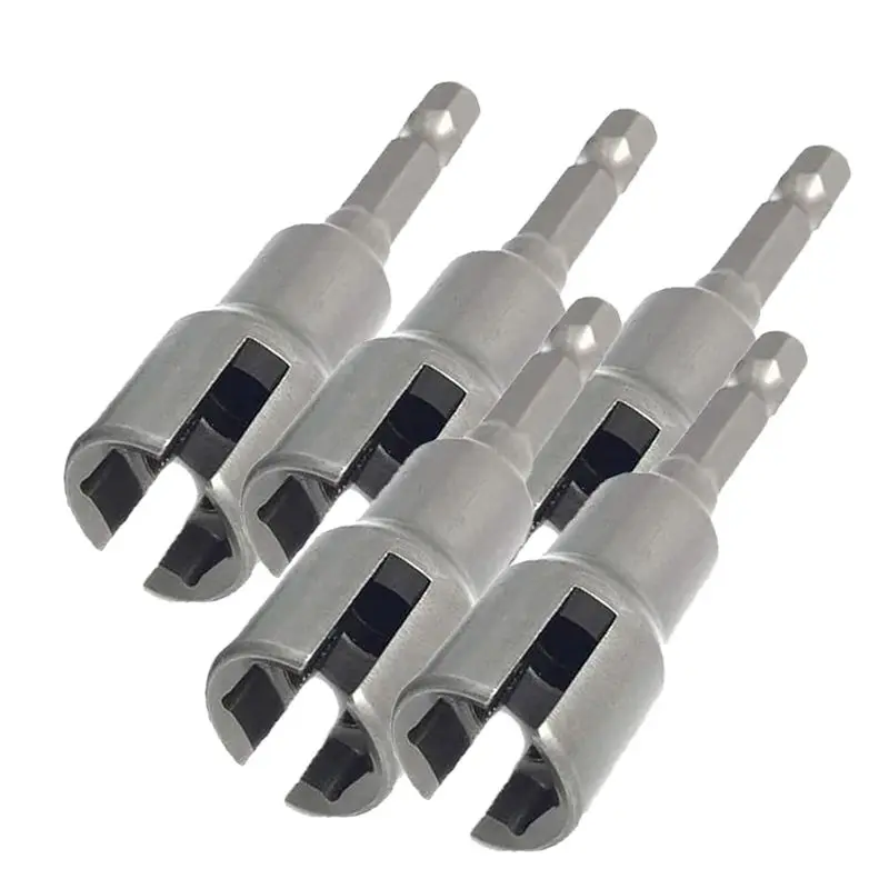 

AEE2-Power Wing Nut Driver Bit Set,Slot Wing Nuts Drill Bit Deep Socket,Wing Nut Socket,Wingnut Driver