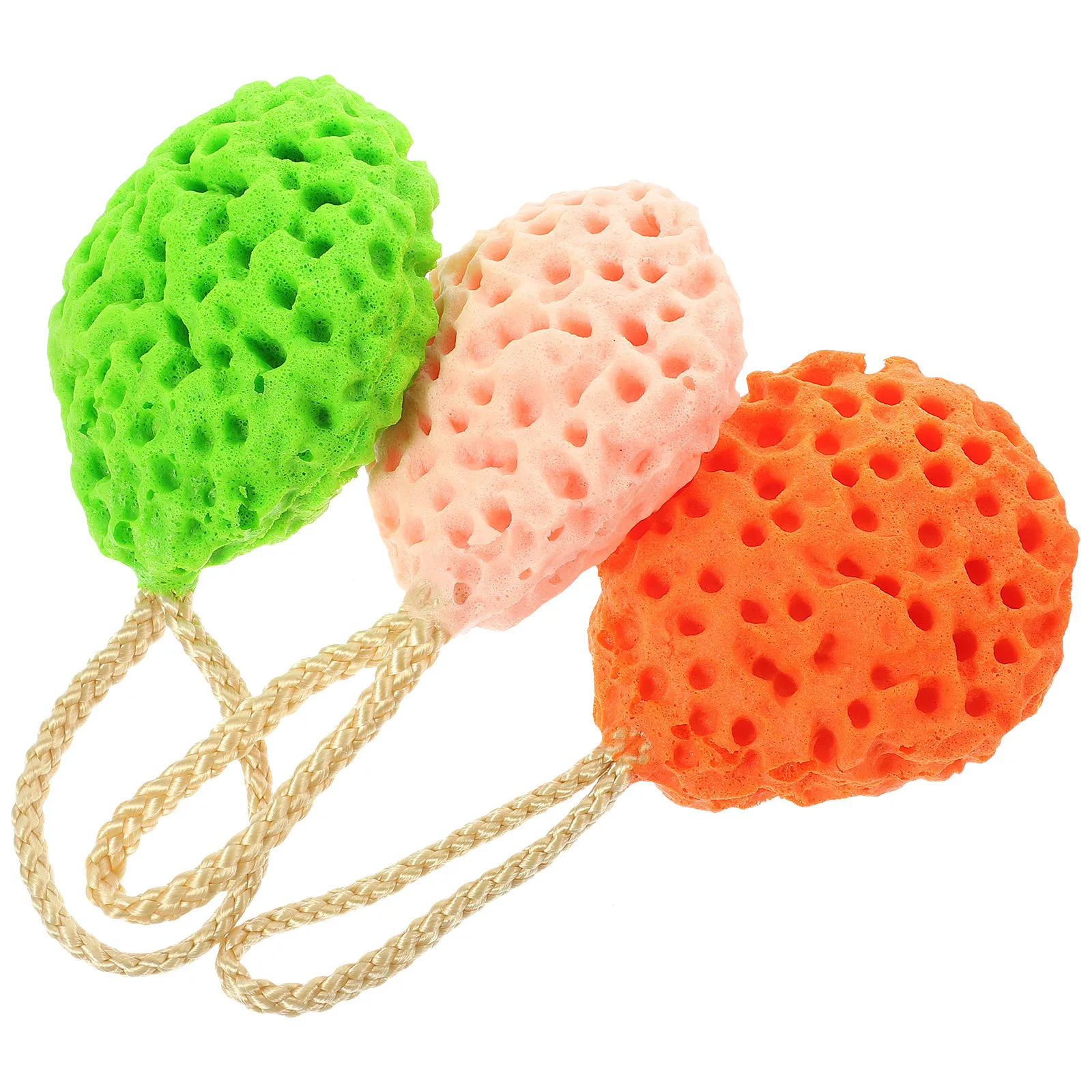 

3 шт. губка для мытья лица удаляет масло и загрязнение отшелушивающая губка для душа для женщин ежедневное очищающее средство