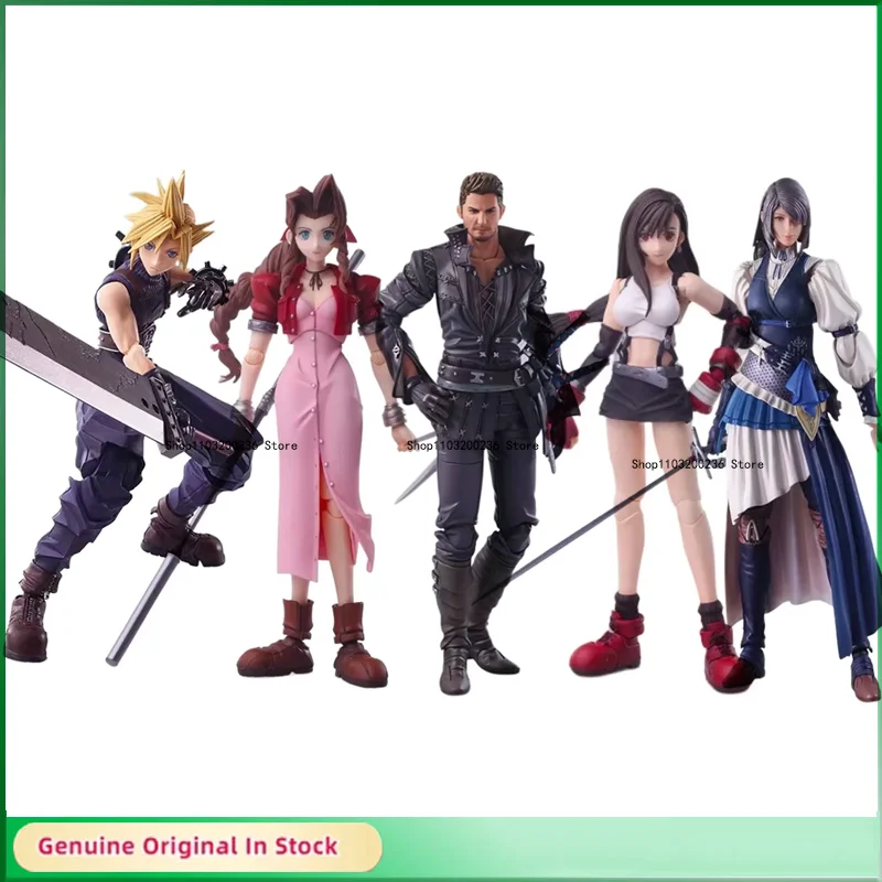 Original SQUARE ENIX BRING ARTS Final Fantasy Tifa Cloud Jill Warrick Aerith Cidolfus Telamon Action Figure Active Joint Model